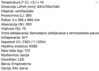 Rabljena Notranja oprema