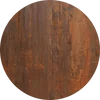 35. iCon - Copper painted metal, HPL 12 mm, okrugla