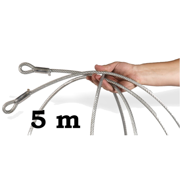 Plastificirana čelična sajla 5 m